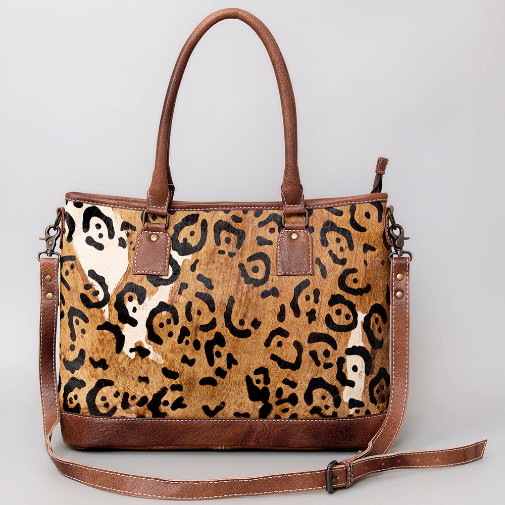 American Darling Hair-On Genuine Leather Hobo Bag