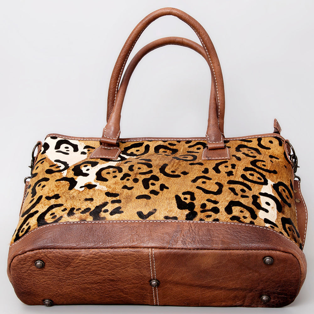American Darling Hair-On Genuine Leather Hobo Bag