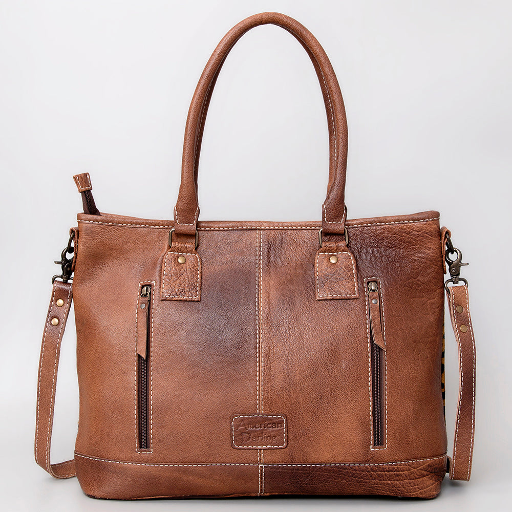American Darling Hair-On Genuine Leather Hobo Bag