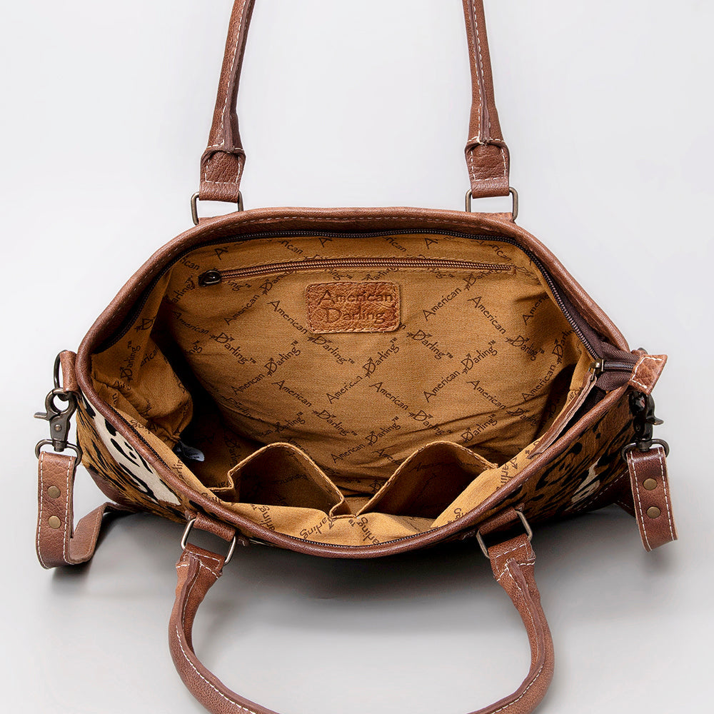 American Darling Hair-On Genuine Leather Hobo Bag