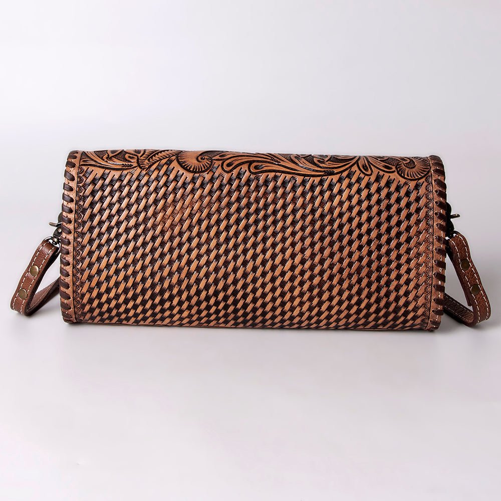 American Darling Wallet Hand Tooled Genuine Leather