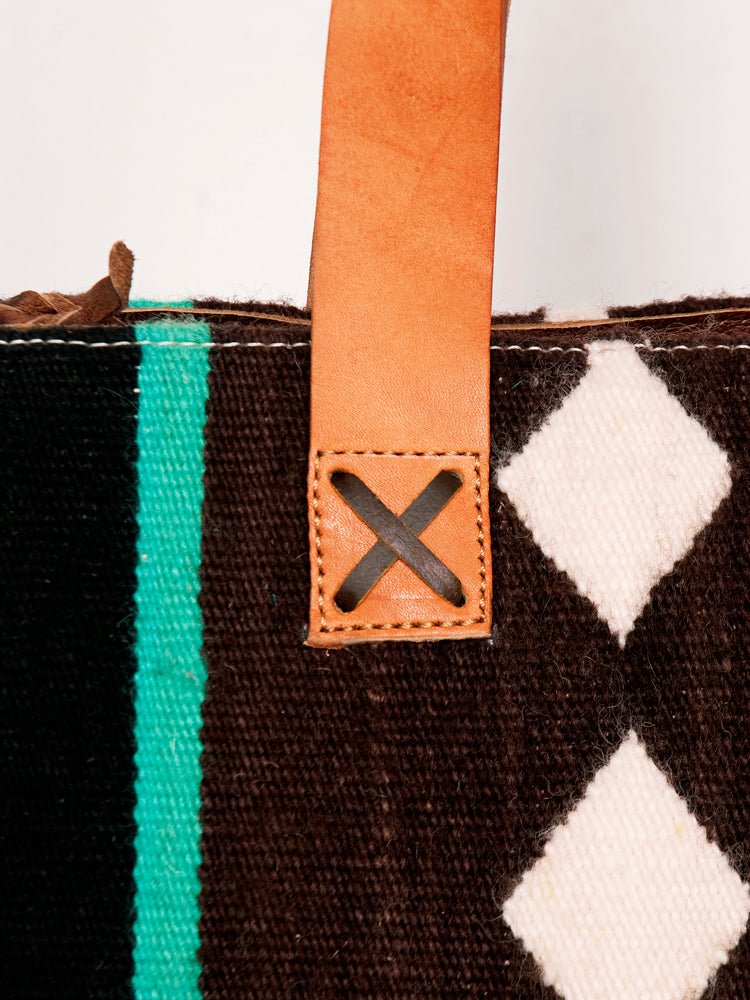 American Darling Tote Saddle Blanket Genuine Leather