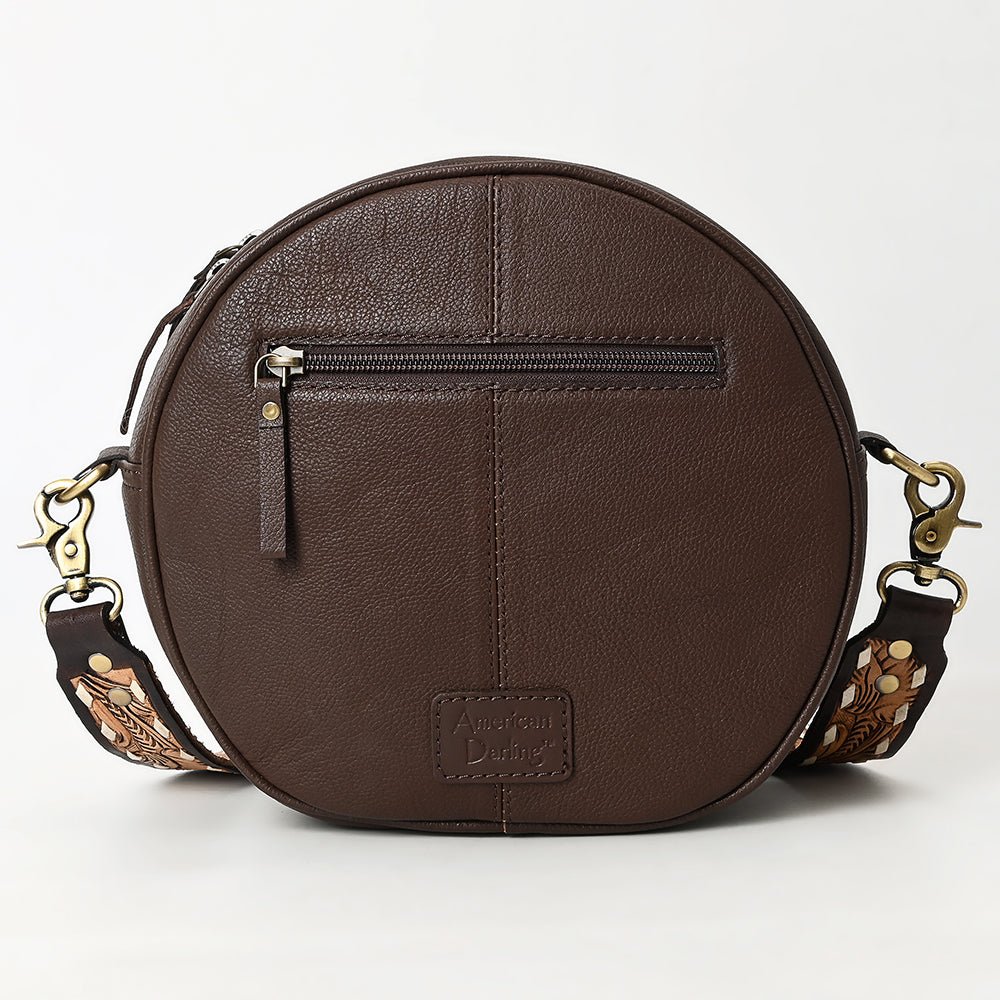 American Darling Hand-Tooled Genuine Leather Bag