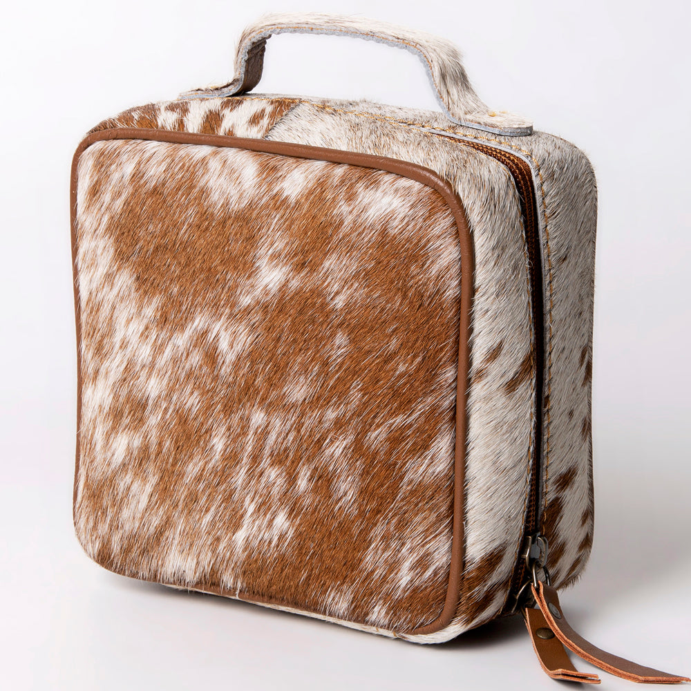 American Darling Jewelry Case Hair-On Genuine Leather