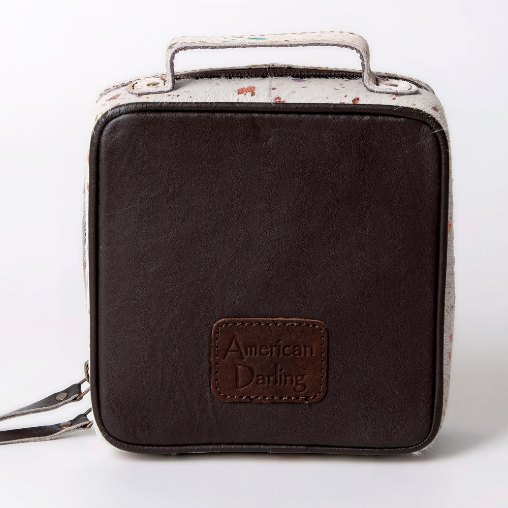American Darling Jewelry Case Hair-On Genuine Leather