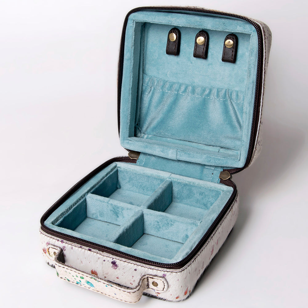 American Darling Jewelry Case Hair-On Genuine Leather