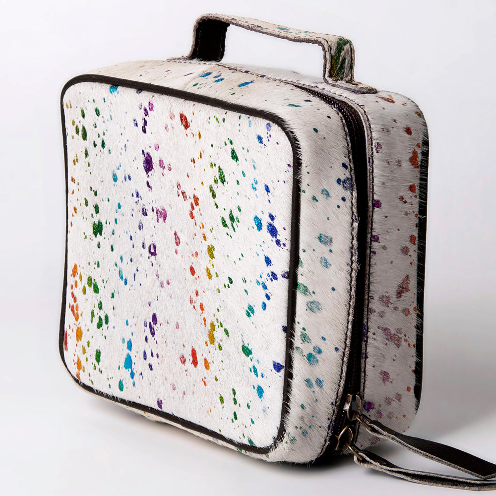 American Darling Jewelry Case Hair-On Genuine Leather
