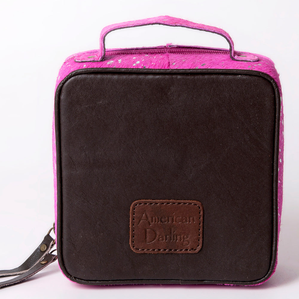 American Darling Jewelry Case Hair-On Genuine Leather