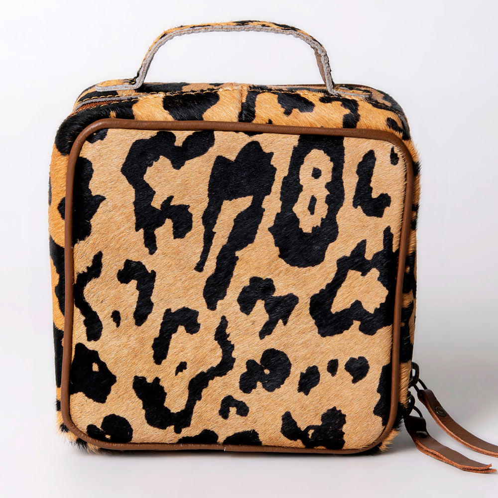 American Darling Jewelry Case Hair-On Genuine Leather