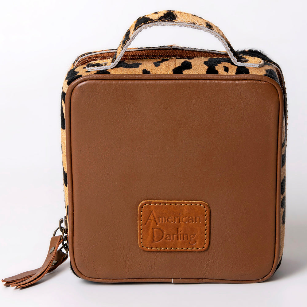 American Darling Jewelry Case Hair-On Genuine Leather