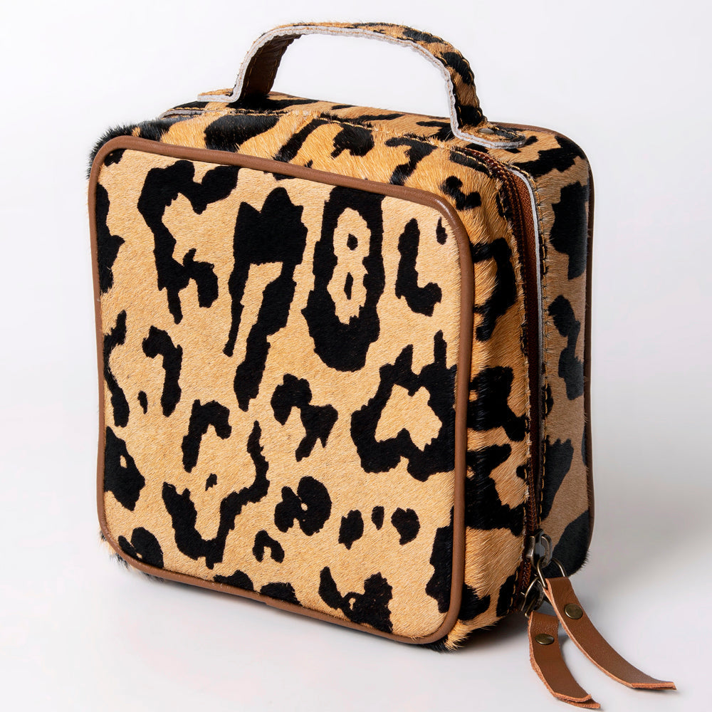 American Darling Jewelry Case Hair-On Genuine Leather