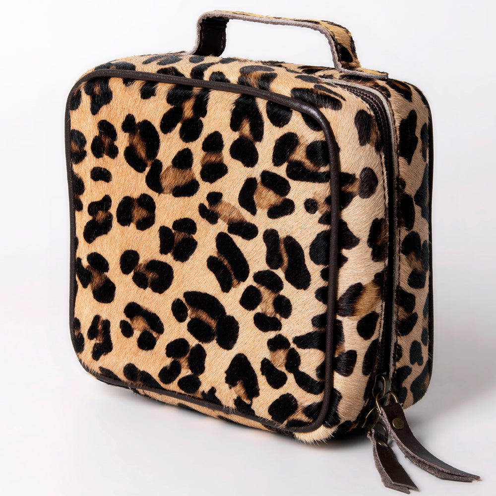 American Darling Jewelry Case Hair-On Genuine Leather
