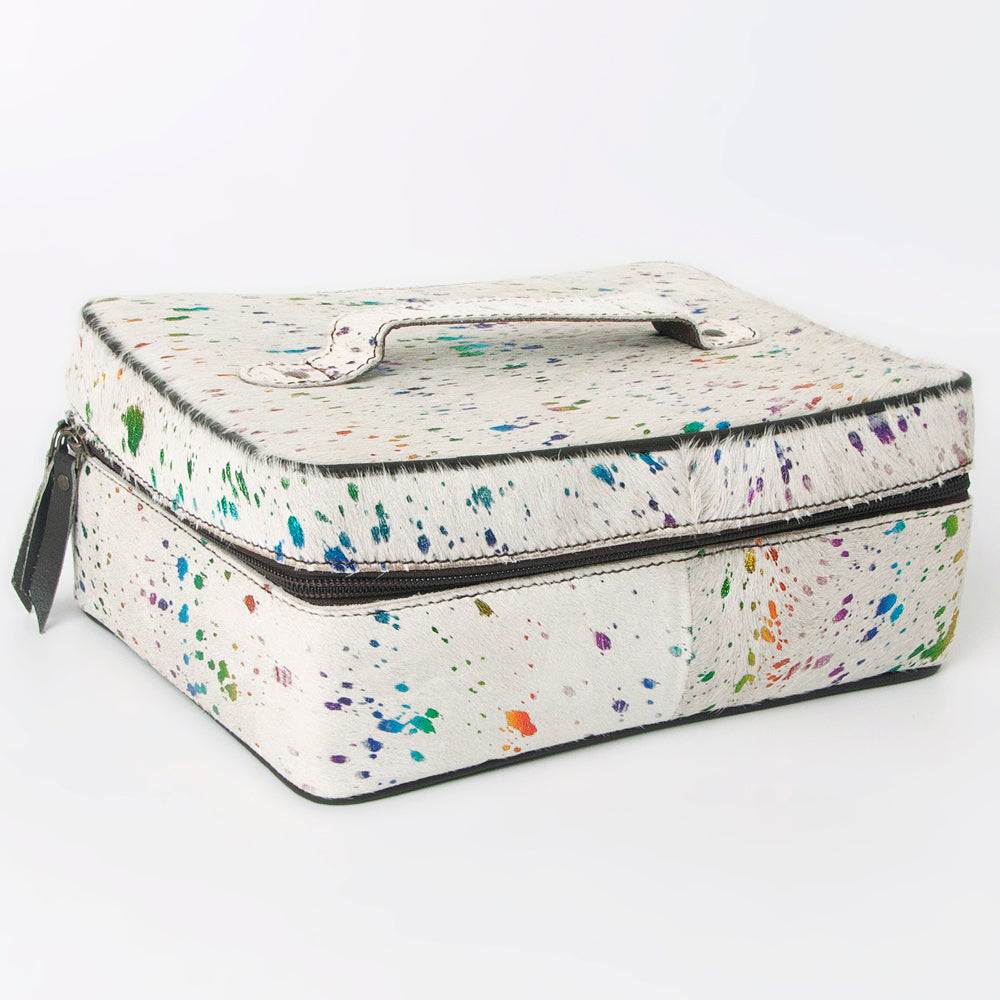 American Darling Hair-On Genuine Leather Jewelry Case