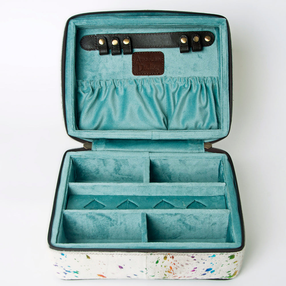 American Darling Hair-On Genuine Leather Jewelry Case
