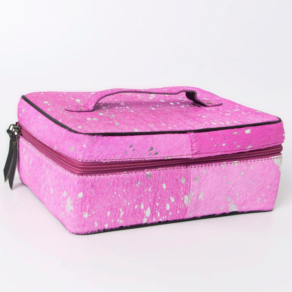 American Darling Hair-On Genuine Leather Jewelry Case