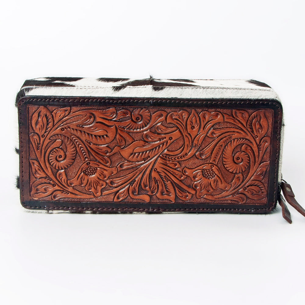 American Darling Jewelry Case Hair-On Genuine Leather