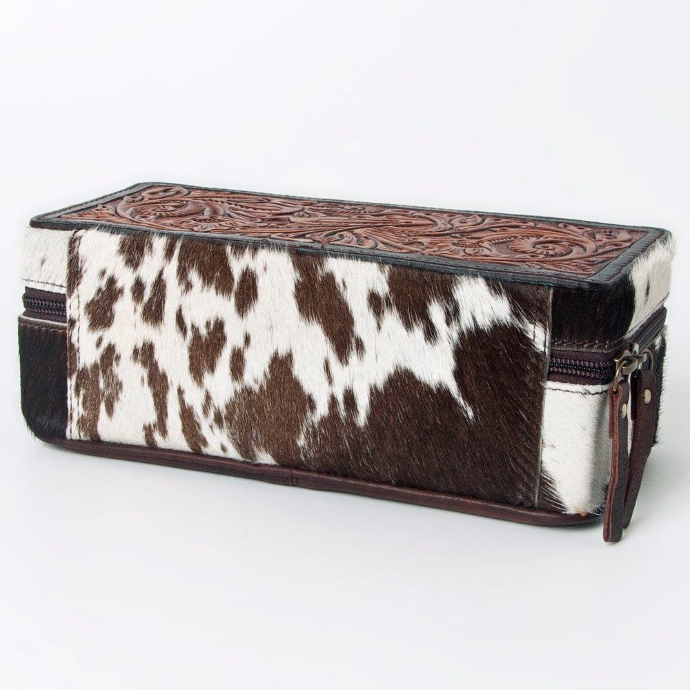 American Darling Jewelry Case Hair-On Genuine Leather