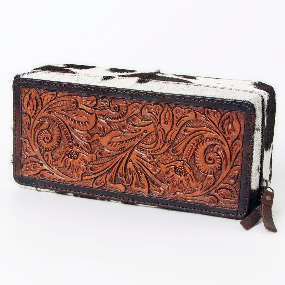 American Darling Jewelry Case Hair-On Genuine Leather