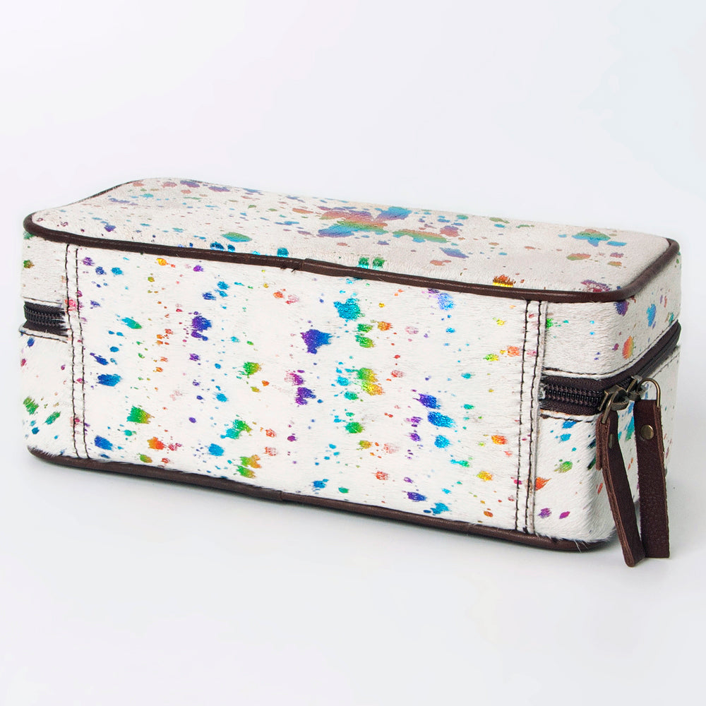American Darling Jewelry Case Hair-On Genuine Leather