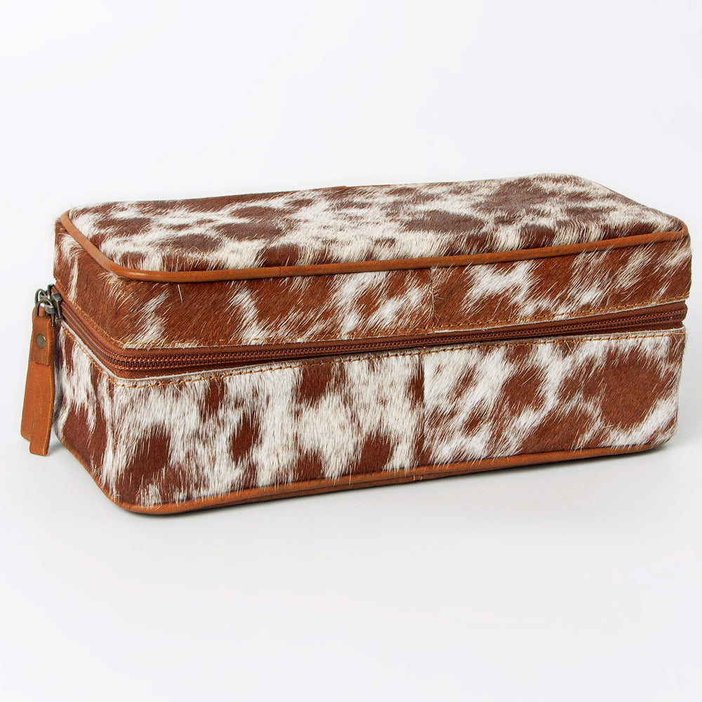 American Darling Jewelry Case Hair-On Genuine Leather