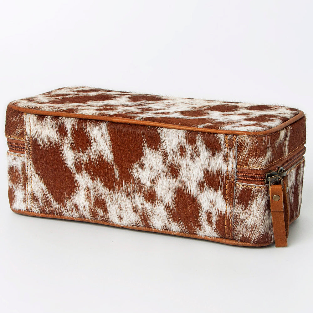 American Darling Jewelry Case Hair-On Genuine Leather