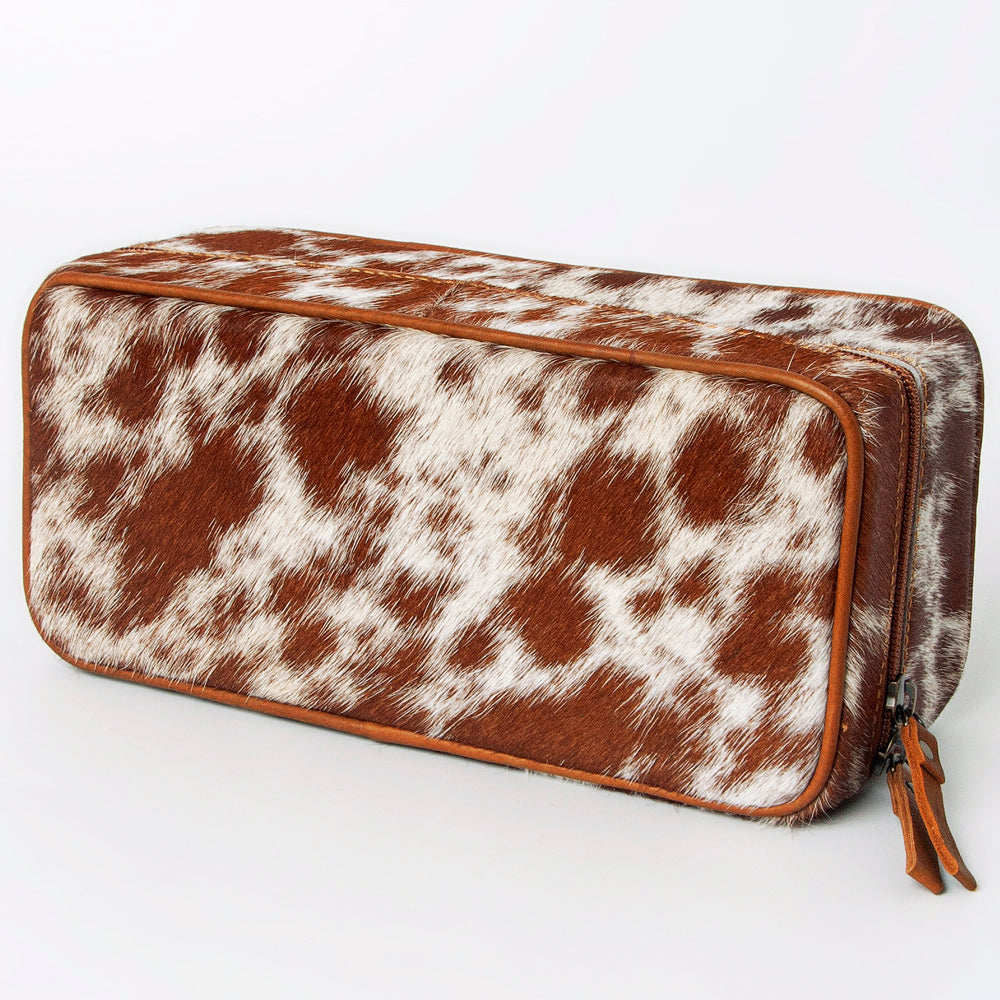American Darling Jewelry Case Hair-On Genuine Leather