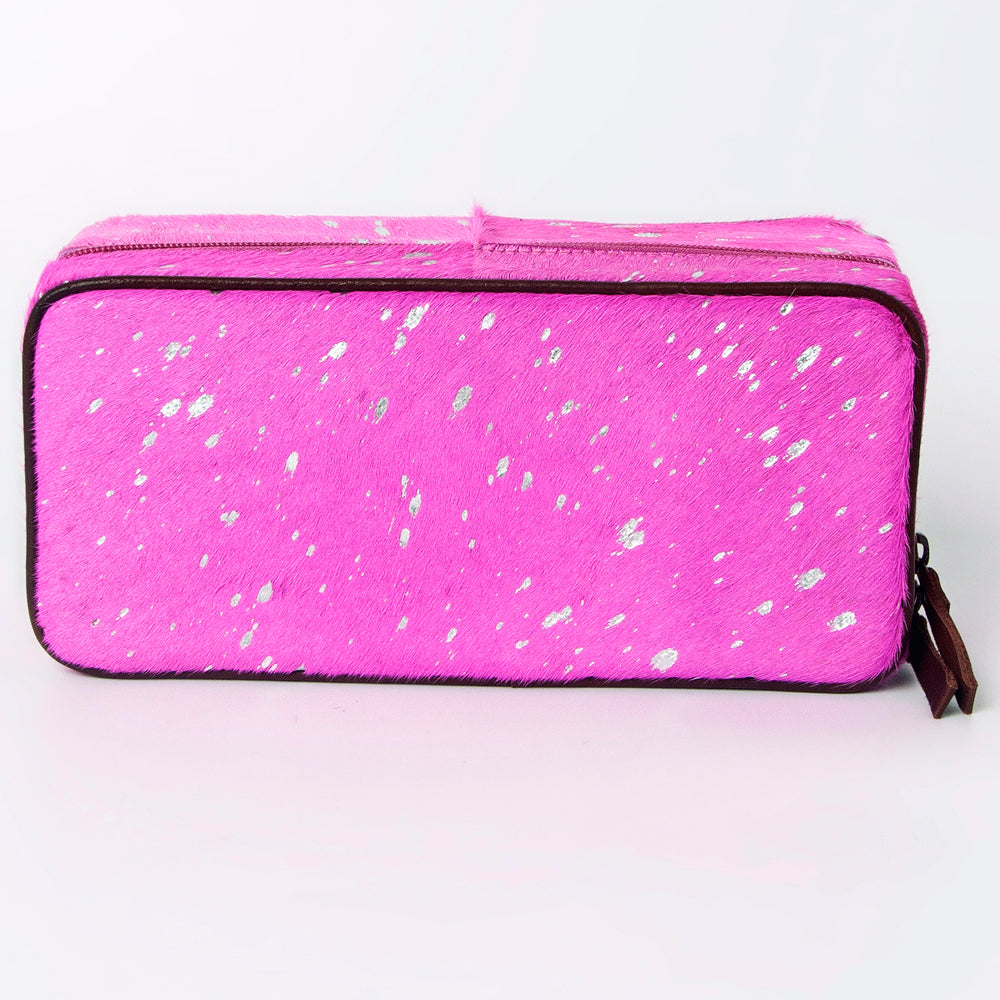 American Darling Jewelry Case Hair-On Genuine Leather