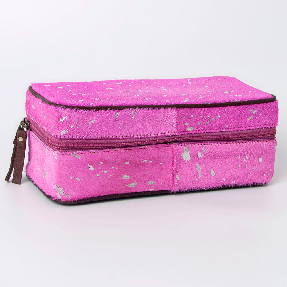 American Darling Jewelry Case Hair-On Genuine Leather
