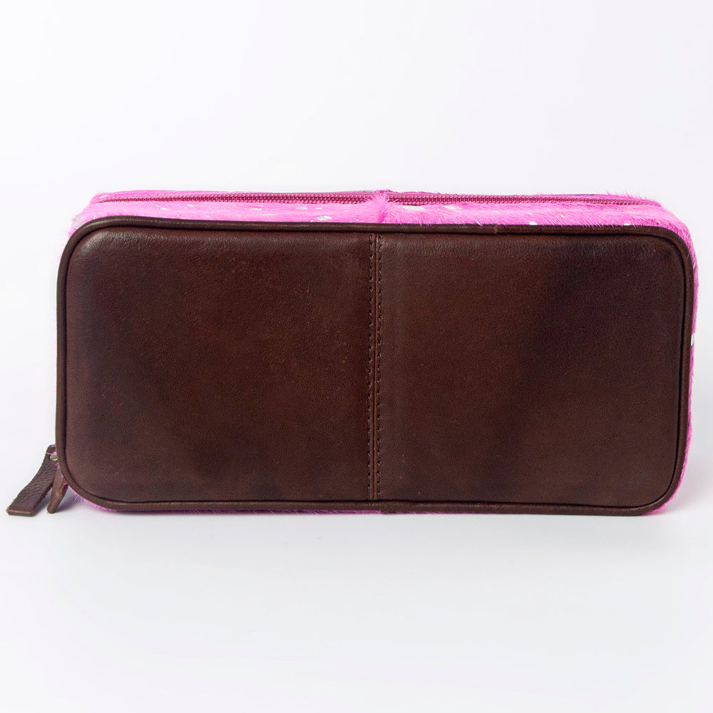 American Darling Jewelry Case Hair-On Genuine Leather