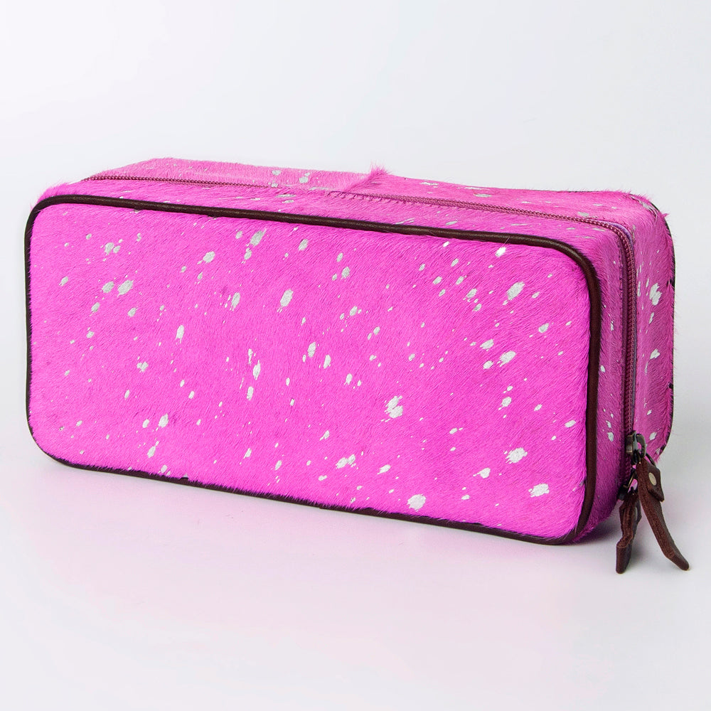 American Darling Jewelry Case Hair-On Genuine Leather