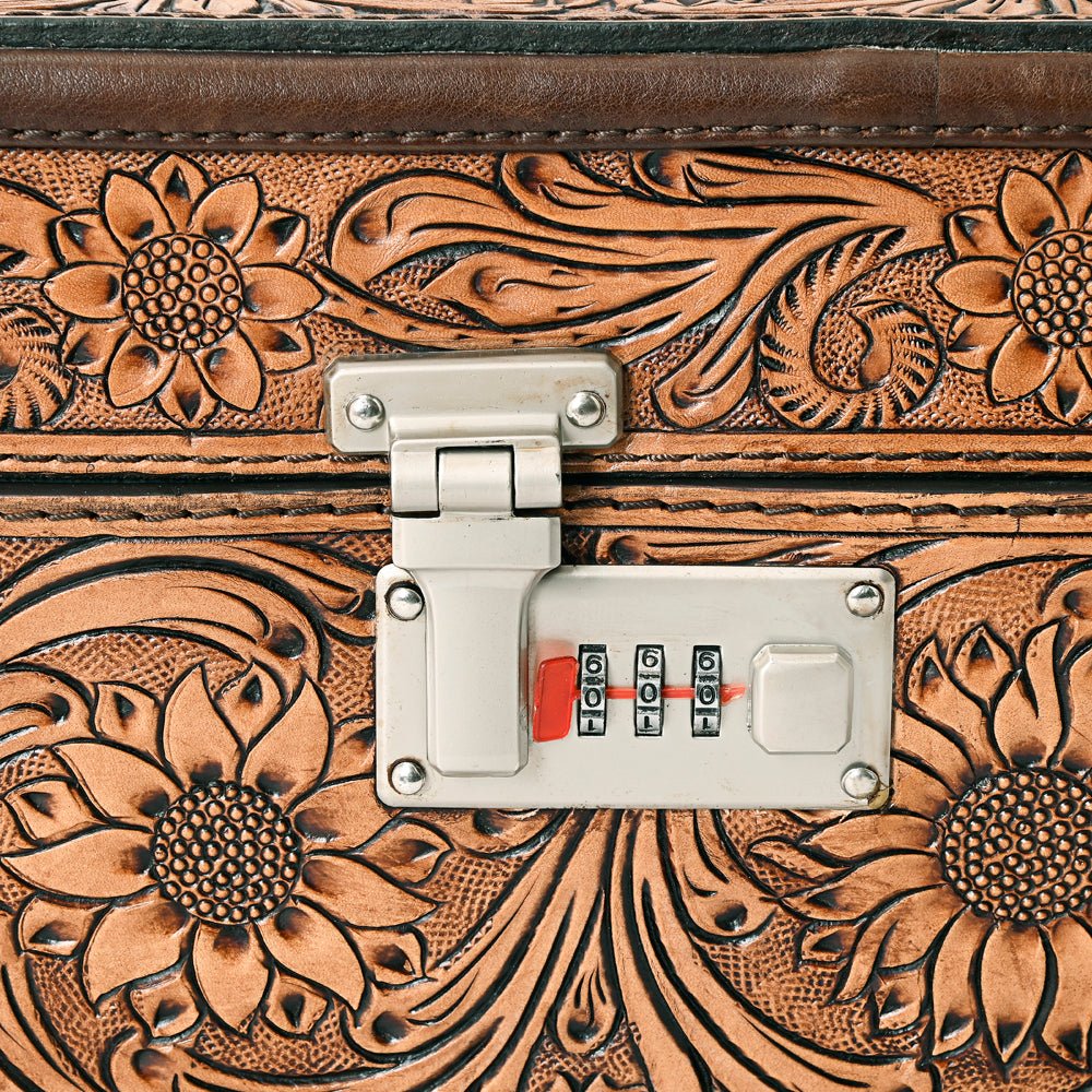 American Darling Hand Tooled Hair-On Genuine Leather