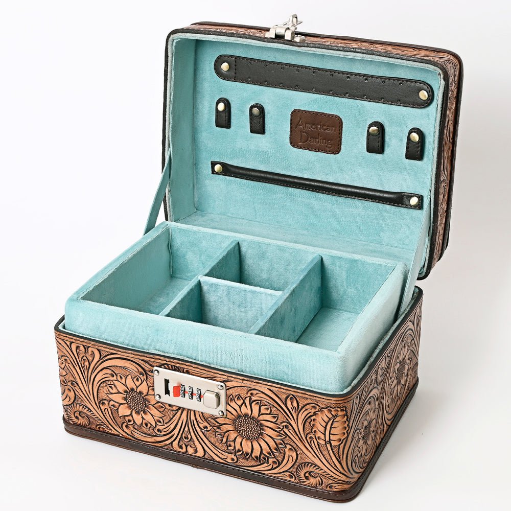 American Darling Hand Tooled Hair-On Genuine Leather