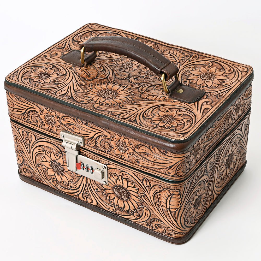 American Darling Hand Tooled Hair-On Genuine Leather