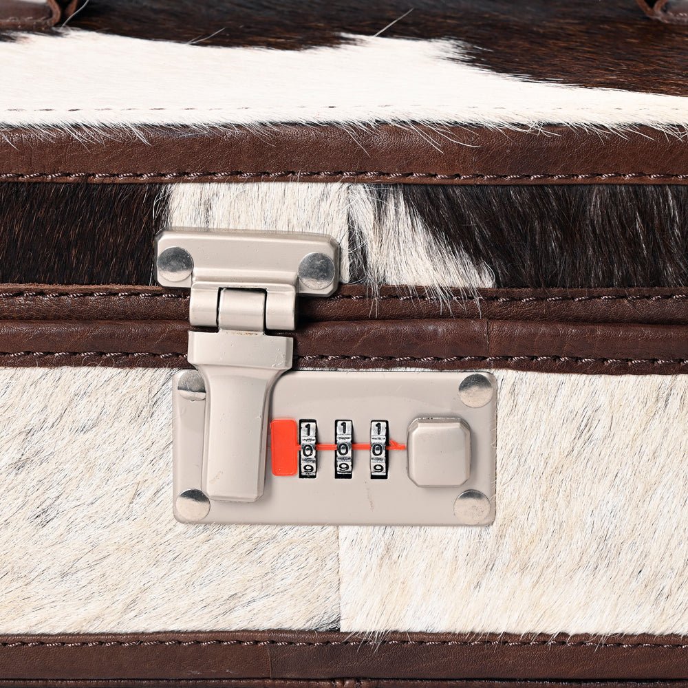 American Darling Hand Tooled Hair-On Genuine Leather
