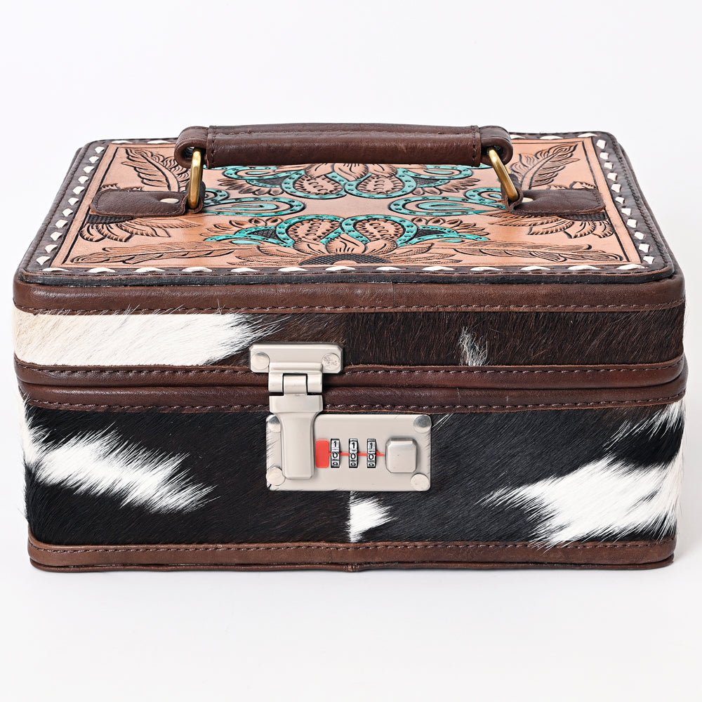 American Darling Hand Tooled Hair-On Genuine Leather