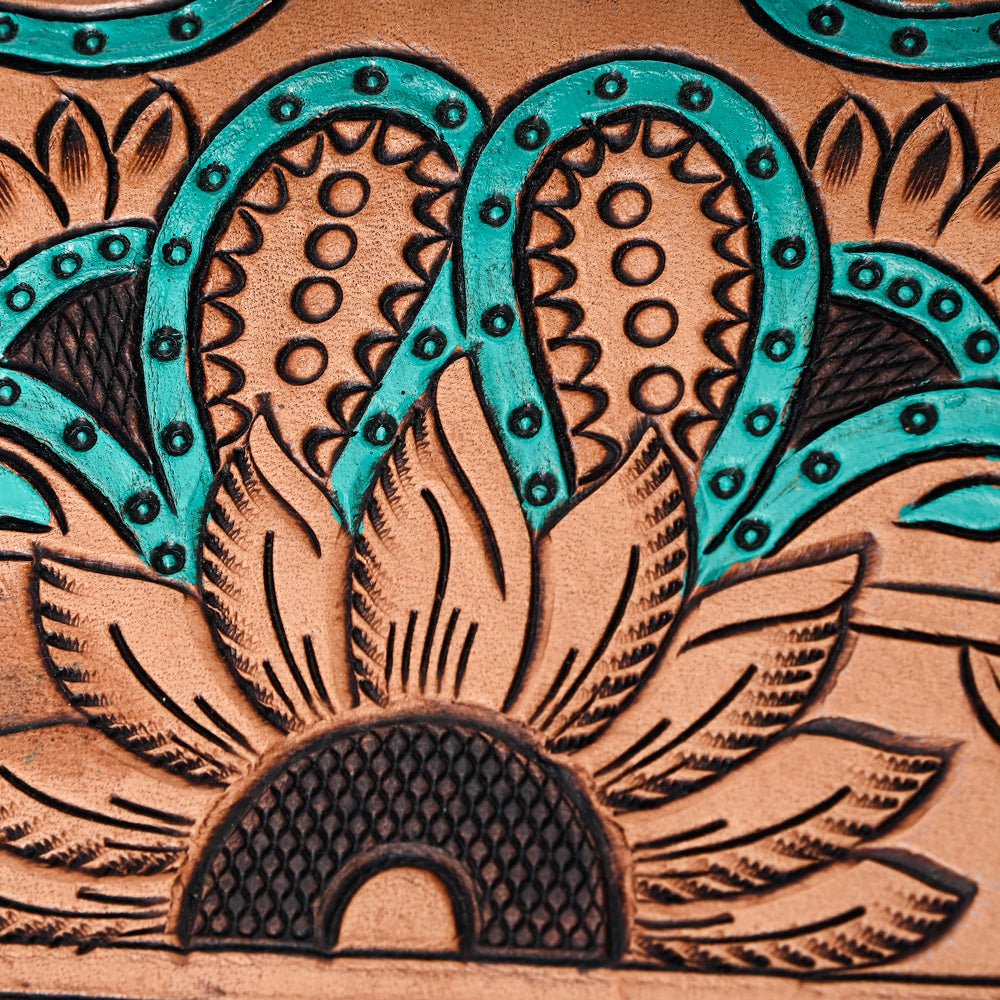 American Darling Hand Tooled Hair-On Genuine Leather