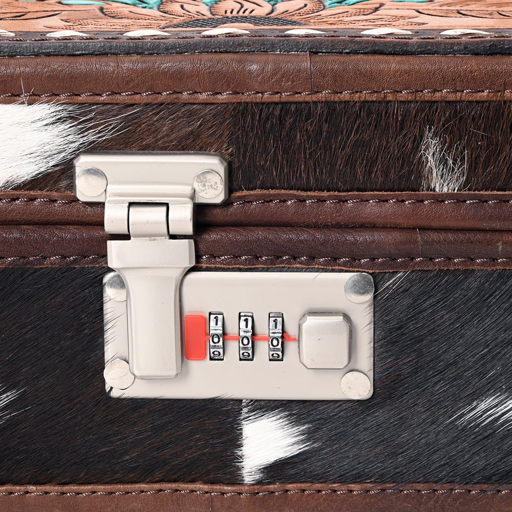 American Darling Hand Tooled Hair-On Genuine Leather