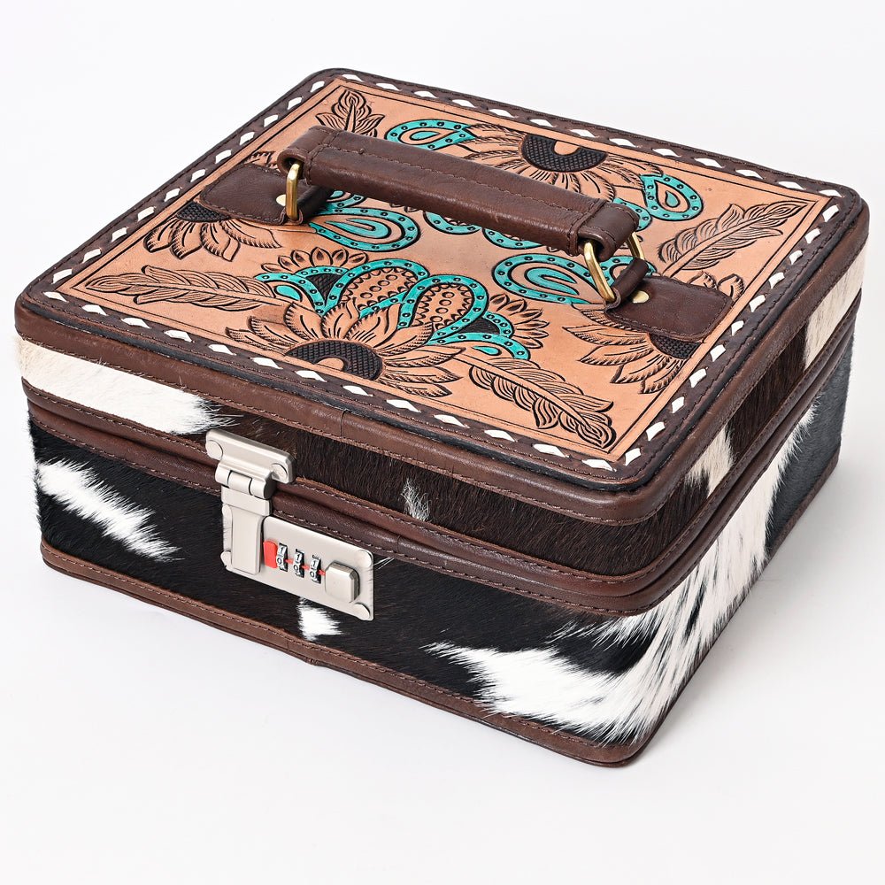 American Darling Hand Tooled Hair-On Genuine Leather