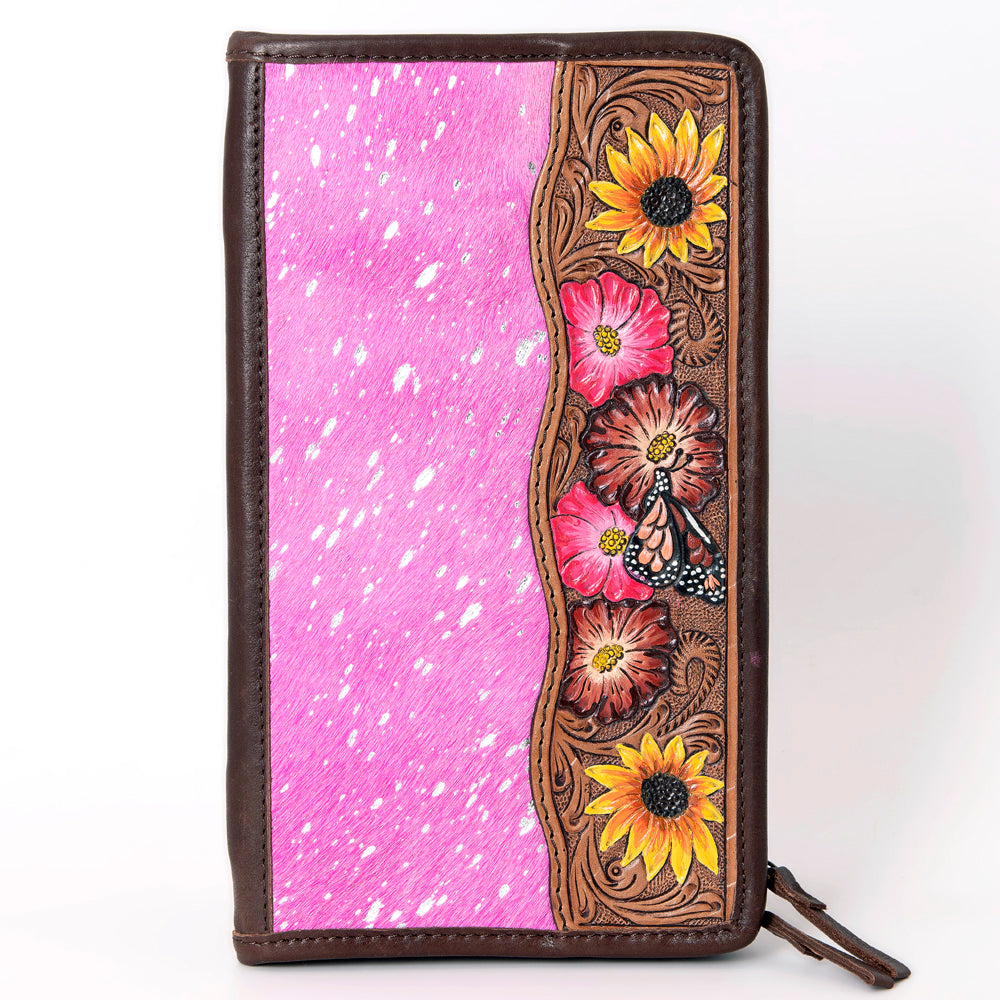 American Darling Hand Tooled Hair-On Genuine Leather