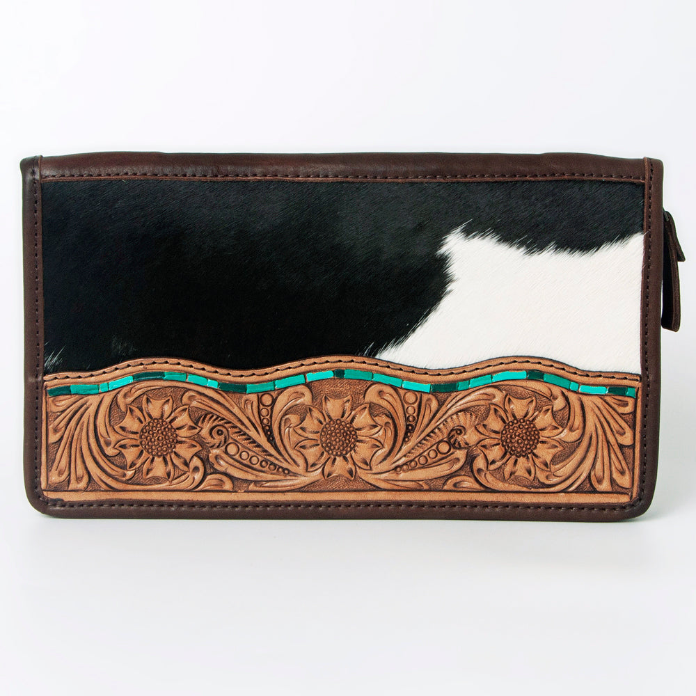 American Darling Hand Tooled Hair-On Genuine Leather
