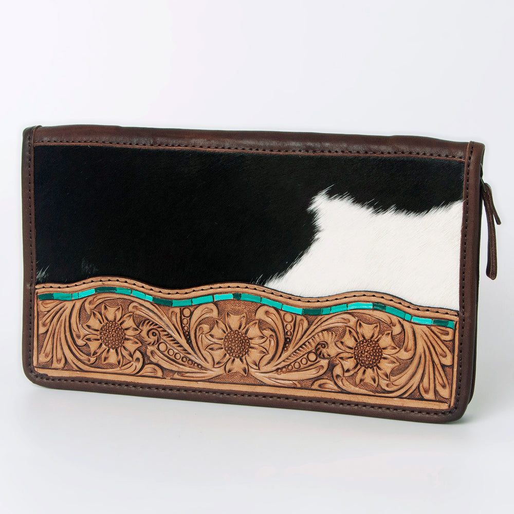 American Darling Hand Tooled Hair-On Genuine Leather