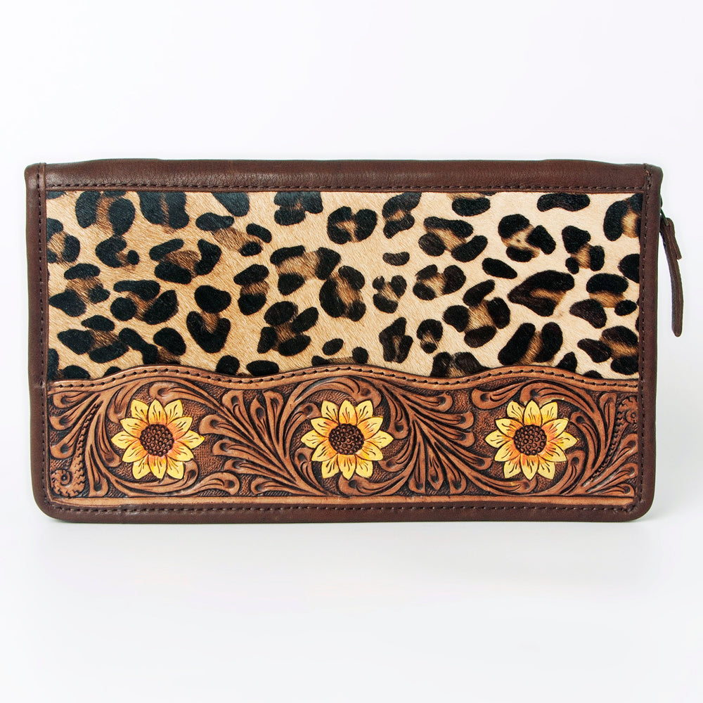 American Darling Hand Tooled Hair-On Genuine Leather