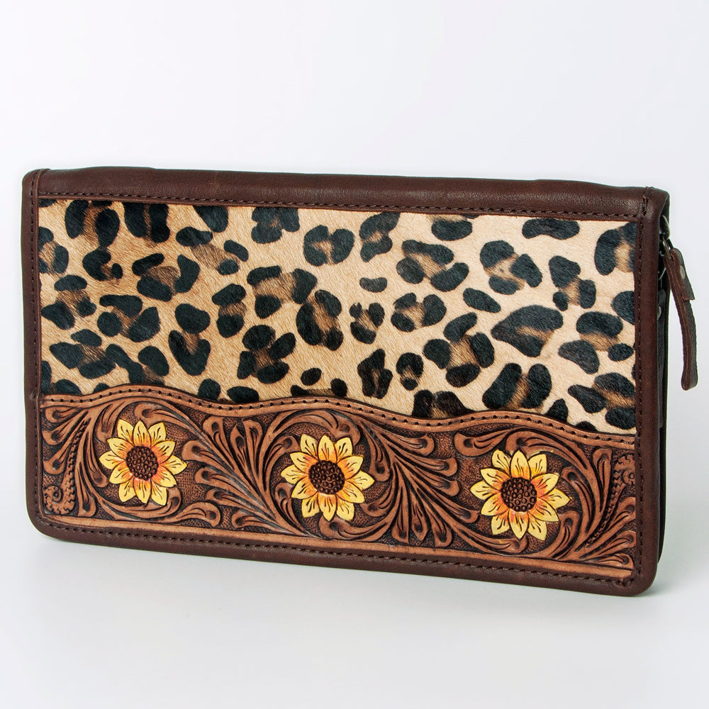 American Darling Hand Tooled Hair-On Genuine Leather
