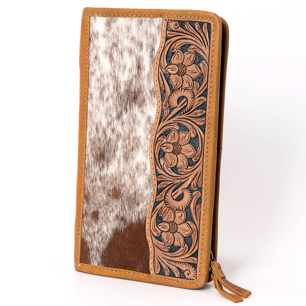 American Darling Hand Tooled Hair-On Genuine Leather