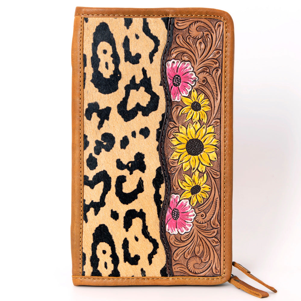 American Darling Hand Tooled Hair-On Genuine Leather