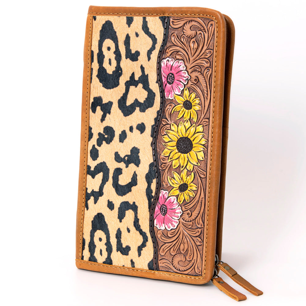 American Darling Hand Tooled Hair-On Genuine Leather