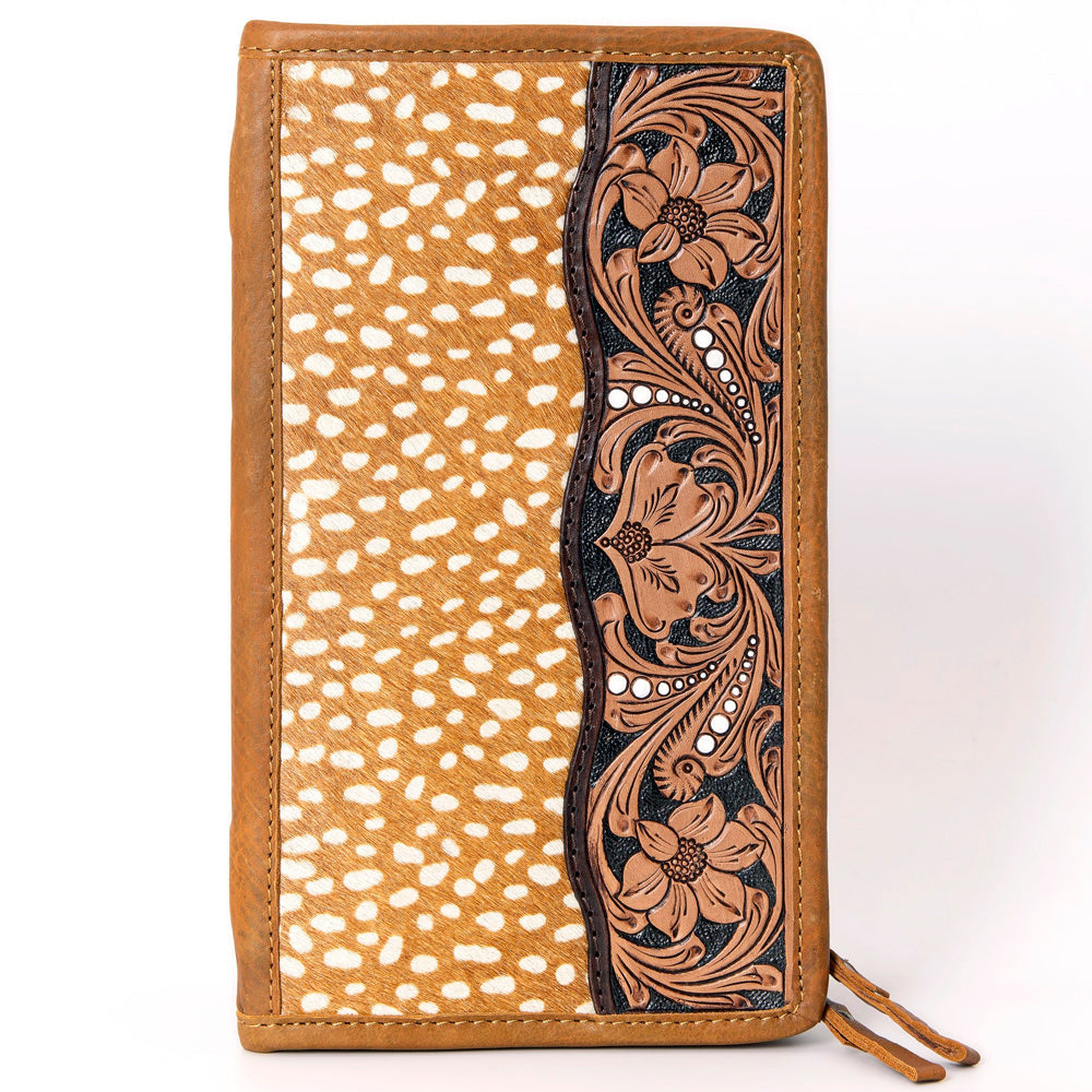 American Darling Hand Tooled Hair-On Genuine Leather