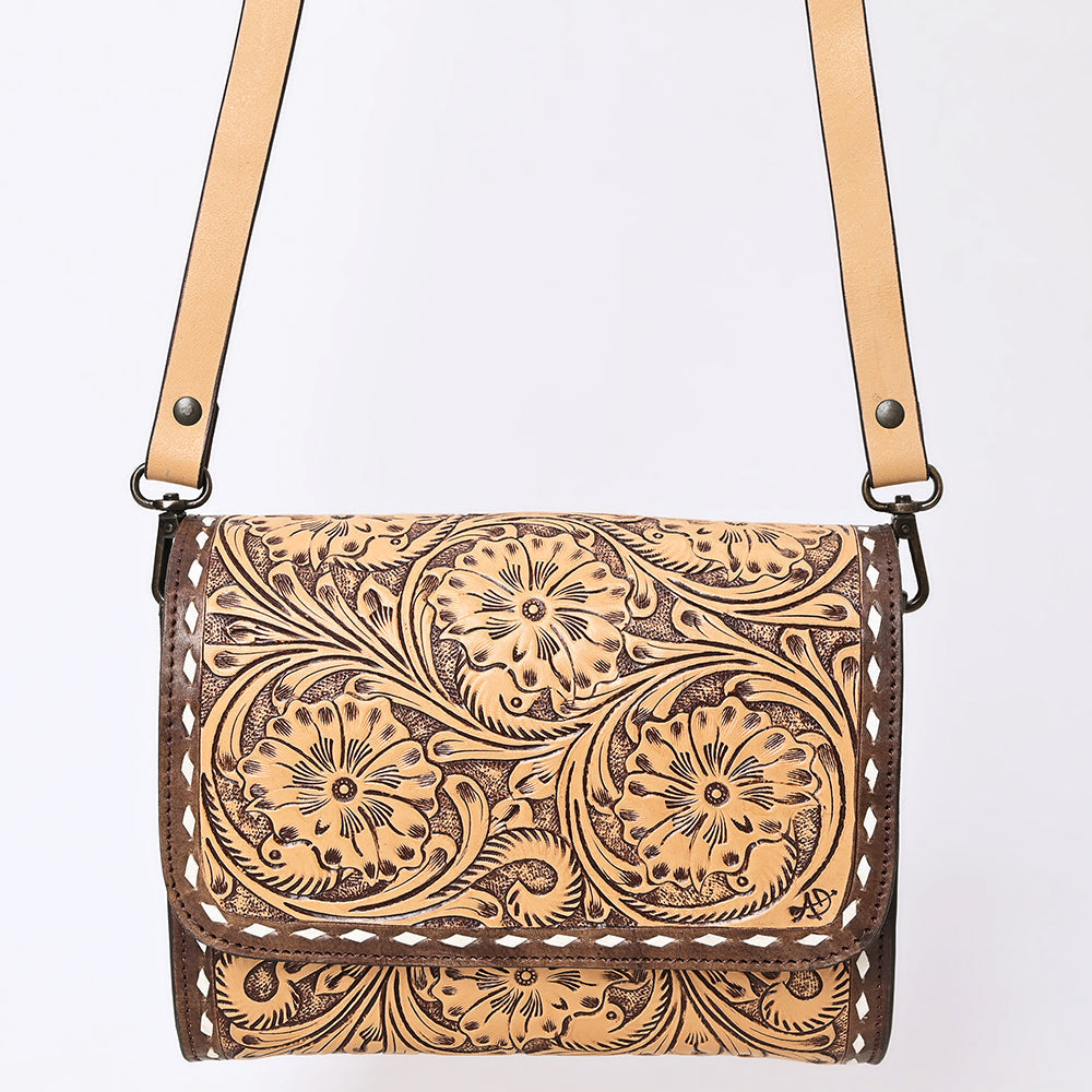 American Darling Cross Body I Hand Tooled Genuine Leather Women Bag Western Handbag Purse