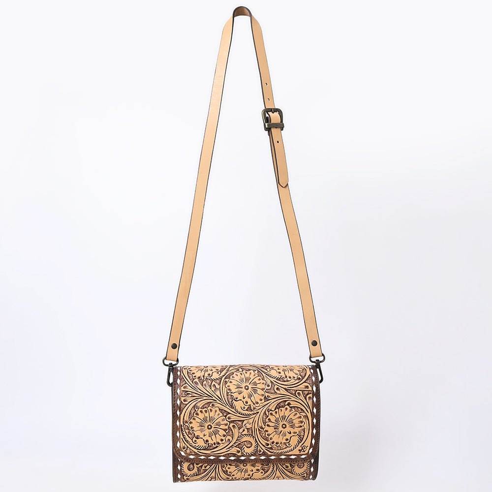 American Darling Hand Tooled Genuine Leather