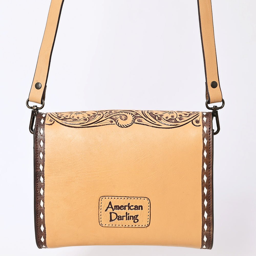 American Darling Hand Tooled Genuine Leather